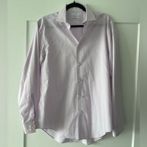 Calvin Klein Men's Lavender Dress Shirt